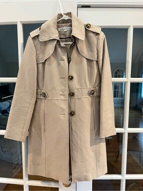 Kenneth Cole New York Beige Trench Coat
